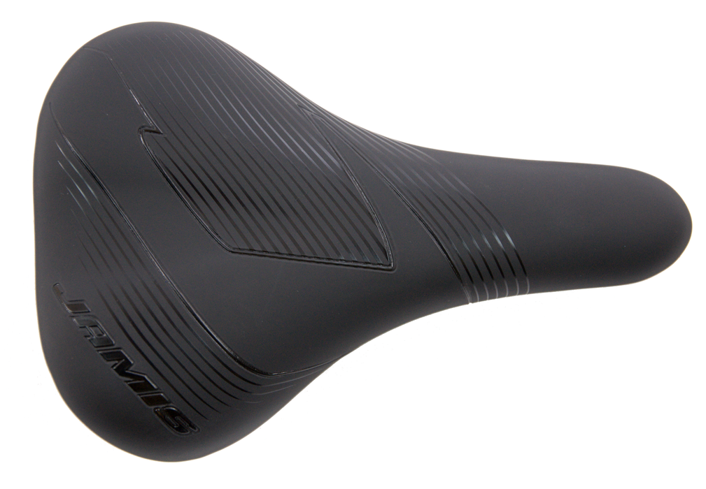 Jamis Comfort Cycle Saddle Mountain Bike Road Hybrid Bicycles MTB 175mm Wide Seat made by Selle Royal Black