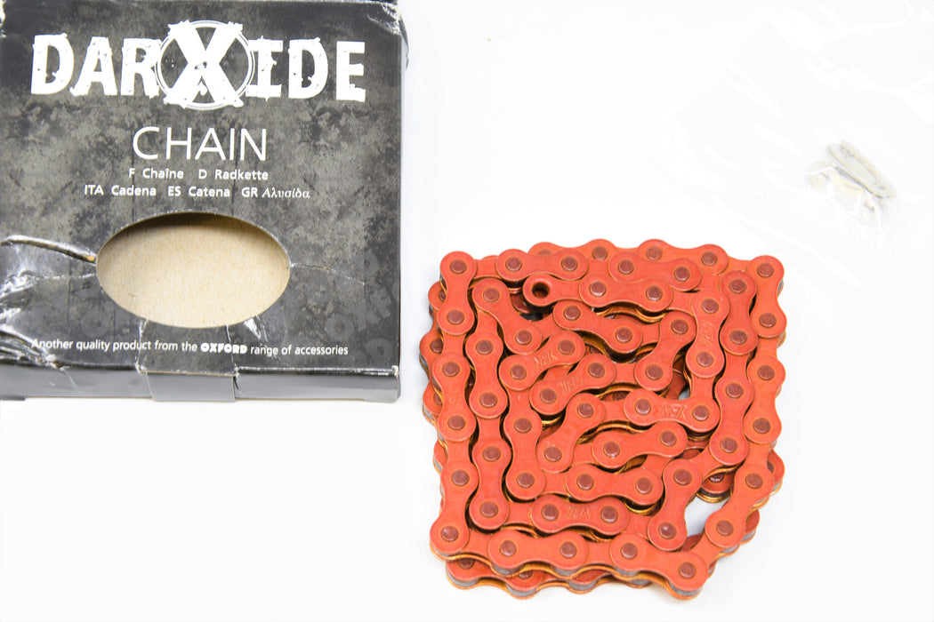 Orange Magic BMX Chain 1-2" X 1-8" BMX (or Fixie) Darxide 116 Link New-Old School BMX