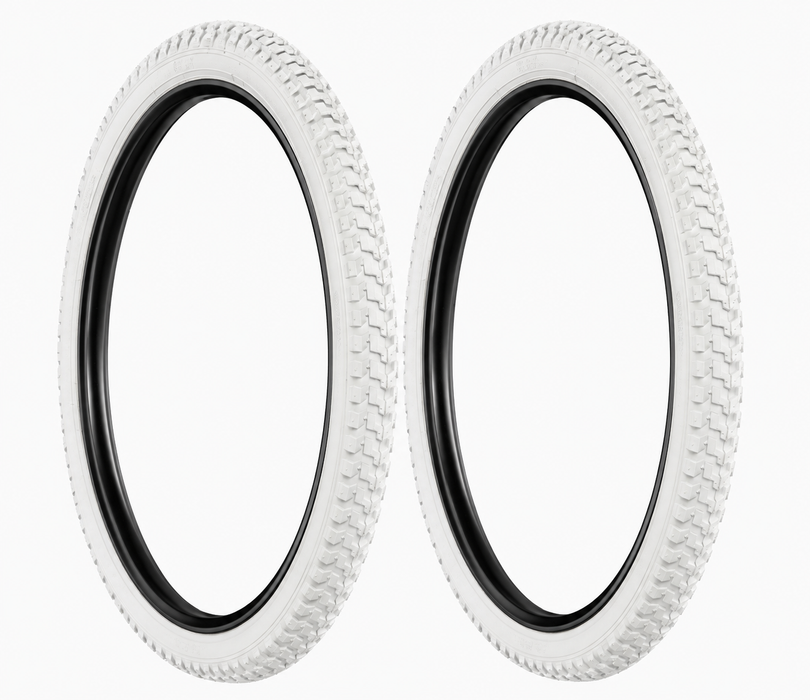 20 x 2.125 (57 - 406) Snakebelly White BMX 20" Bike Tyre Choose Tyres Or Tubes