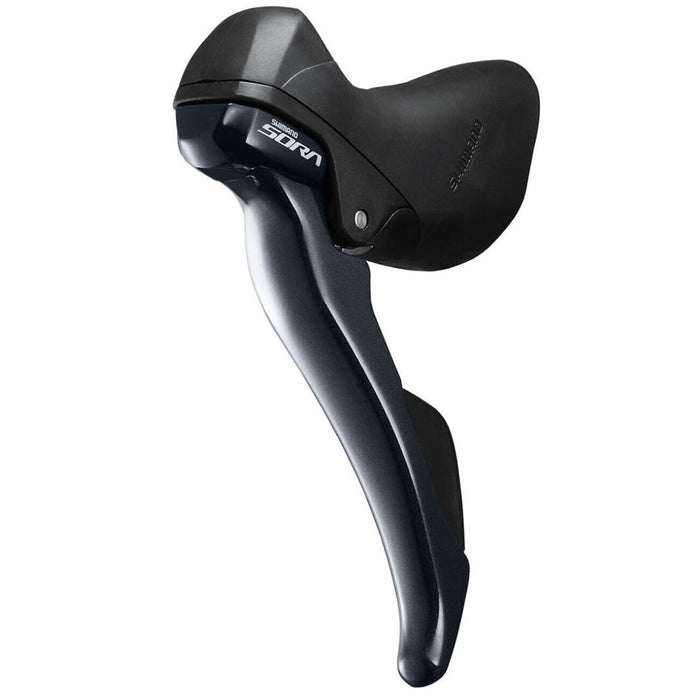 Shimano Sora R3000 2 x 9 Speed Bicycle Drop Bar STI Shifter Set- Black - Select: