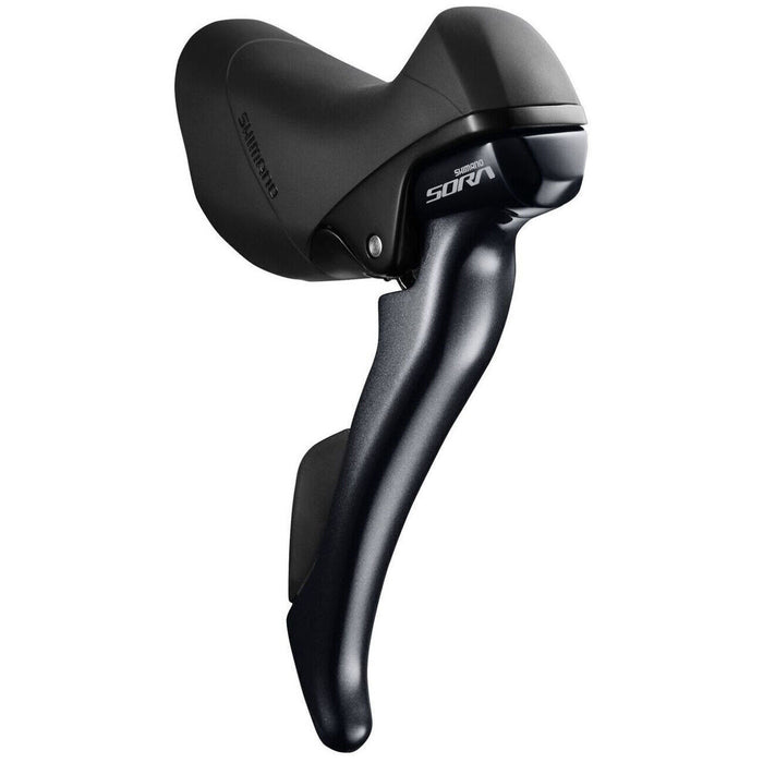 Shimano Sora R3000 2 x 9 Speed Bicycle Drop Bar STI Shifter Set- Black - Select: