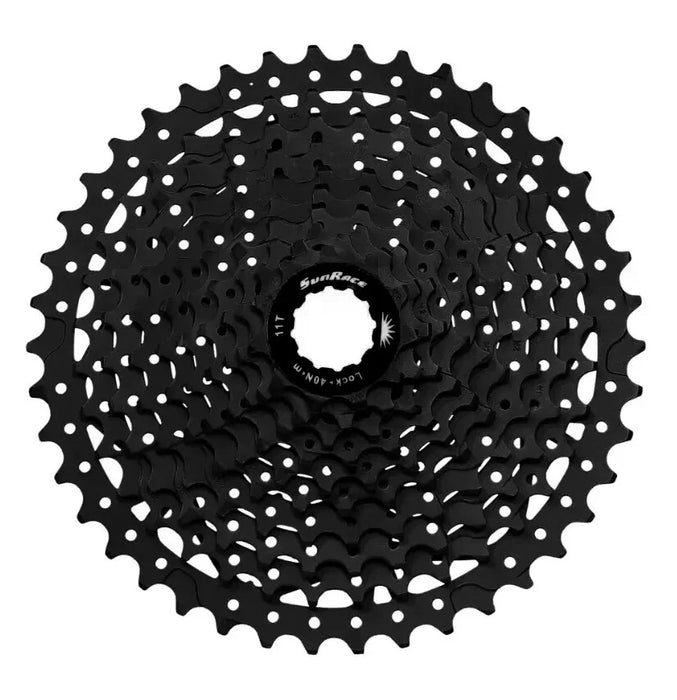 SunRace MS2 11 - 42 Teeth 10 Speed Cassette - Black Fit 8/9/10 Shimano Type Freehub