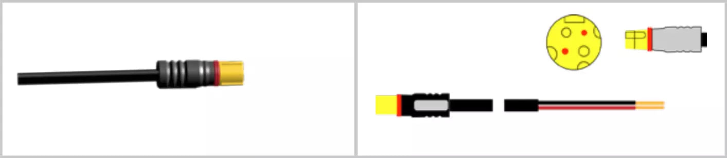 SRAM AXS Eagle EP Battery Cable Extension Cord Bosch BES3 Gen 5 Sram Part: 00.3018.317.000