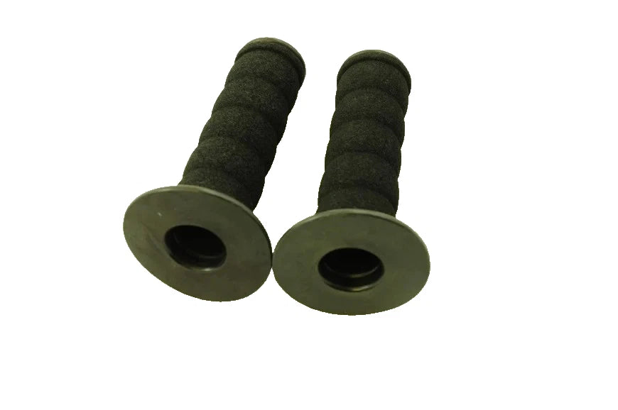 Old School BMX Raleigh Burner Wavy Donut Grips Genuine 80’s Nos Black