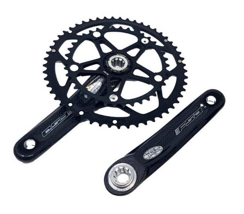 FSA Carbon Pro Road Team Chainwheel Chainset 53 / 38 170mm ISIS Spline Drive