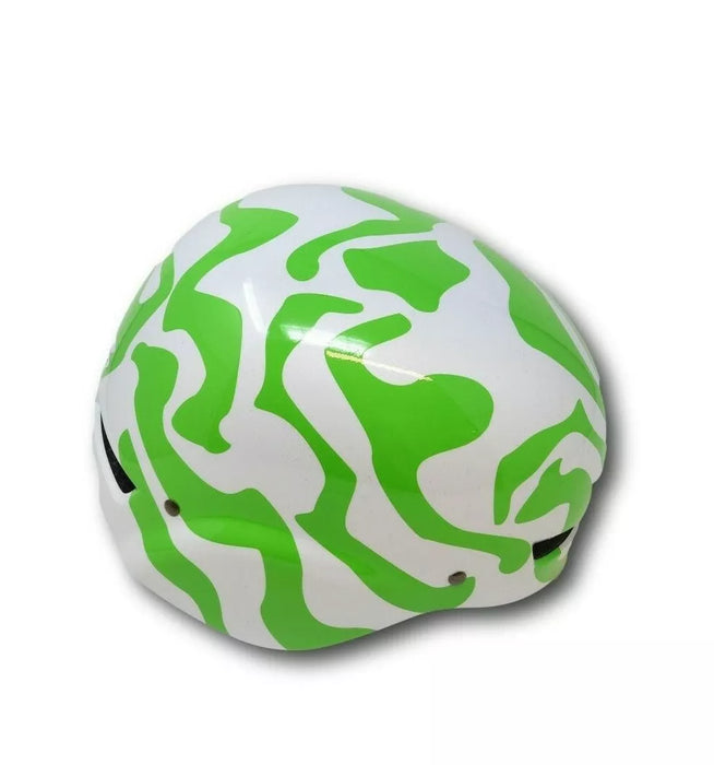 Lazer Cool Camo Skate BMX Bike Crash Helmet Green & White 54-58cm Or 58-62cm