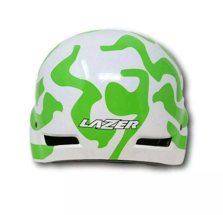 Lazer Cool Camo Skate BMX Bike Crash Helmet Green & White 54-58cm Or 58-62cm