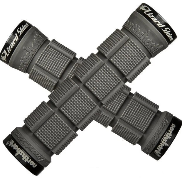 Wholesale job lot of 20 Twenty pairs Lizard Skins Northshore Dual Clamp Lock-on Handlebar Grips Graphite