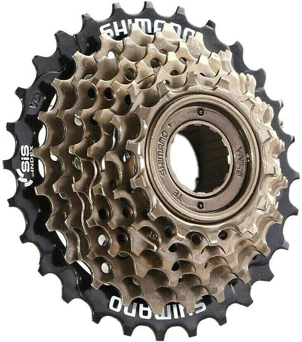 Shimano 7 Speed MF-TZ500-7 14 - 28T Screw On MTB Bicycle Freewheel