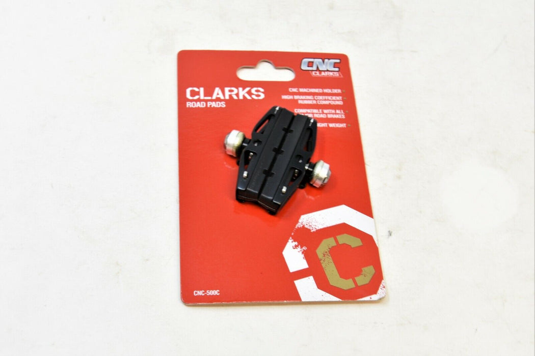 Clarks Elite CNC-500c Machined Road Bike Brake Shoes Suit All Major Brake Type