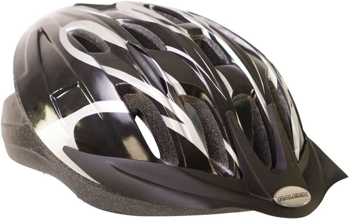 Raleigh Infusion Unisex Adults Bicycle Cycling Helmet - Large (58-62cm) - Black