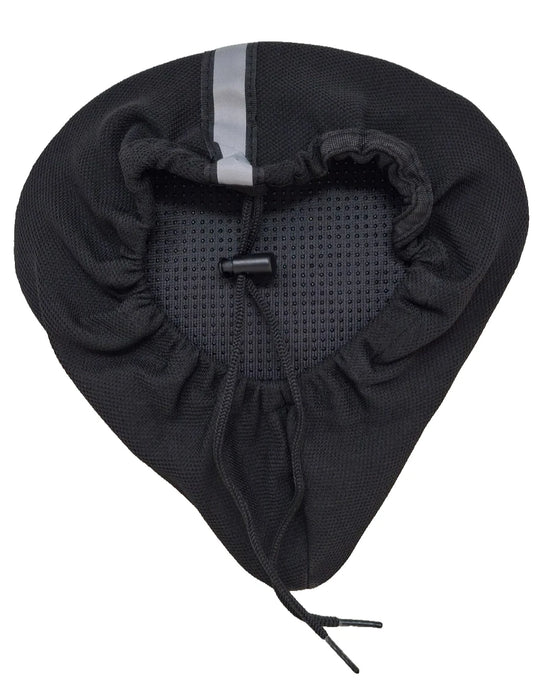 Ladies High Density Gel Bike Seat Cover Padded Soft Saddle Cover - 260mm x 250mm