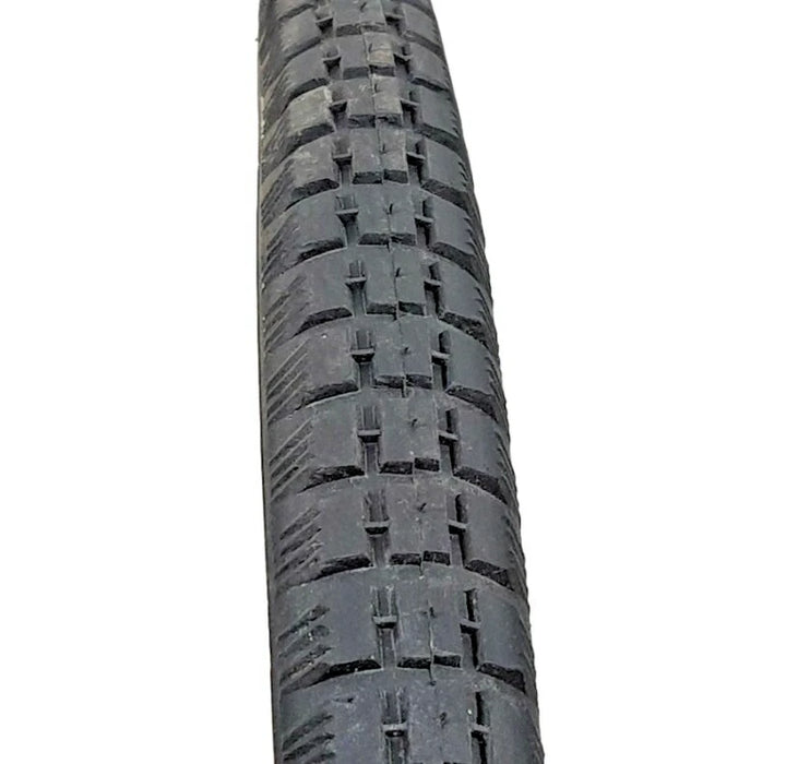 PAIR 18"x 1 3/8 (37 - 387) WHITEWALL BIKE TYRES SUIT RALEIGH EIGHTEEN SHOPPER