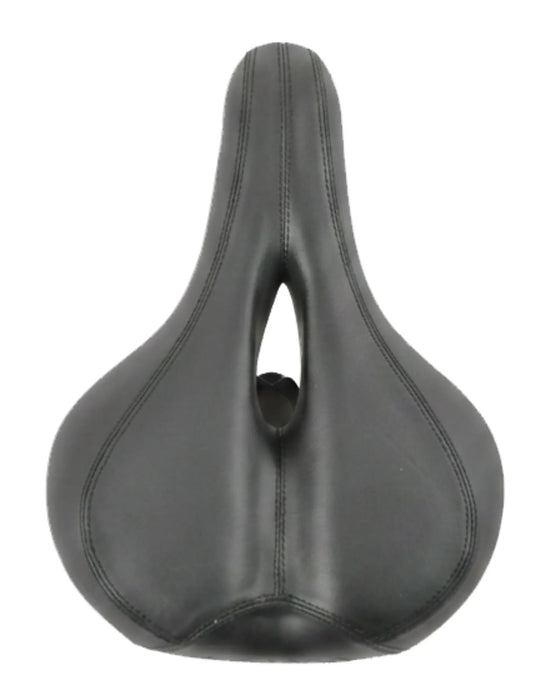 Adult Unisex Bike Saddle Well Padded Comfort Seat 270 x 200mm Sprung + Cover