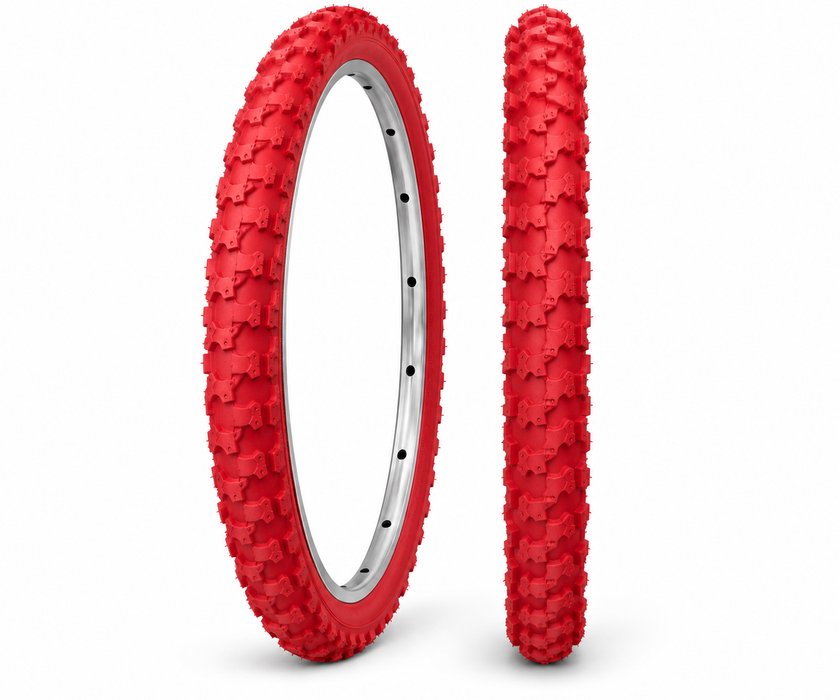 Raleigh Burner / Old School BMX Bike 20 x 1.75 Red Comp 3 (Iii) Tyre Or Tubes
