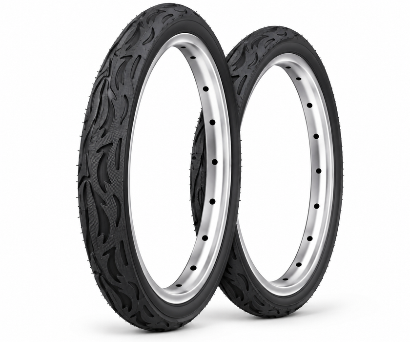 20 x 3.0 (88-406) Black Fat Bike Tyre Choose Tyres Or Tubes