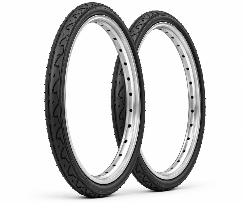 26 x 1.75 (47-559) City 26" Semi Slick Anti Puncture Bike Tyre - Tyre Or Tubes