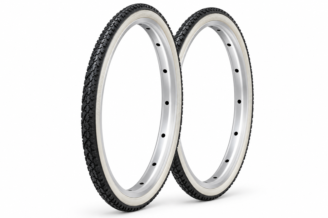 26 x 1 3/8 (37-590) Whitewall Bike Tyre tourist Roadster Classic Dutch Raleigh Caprice