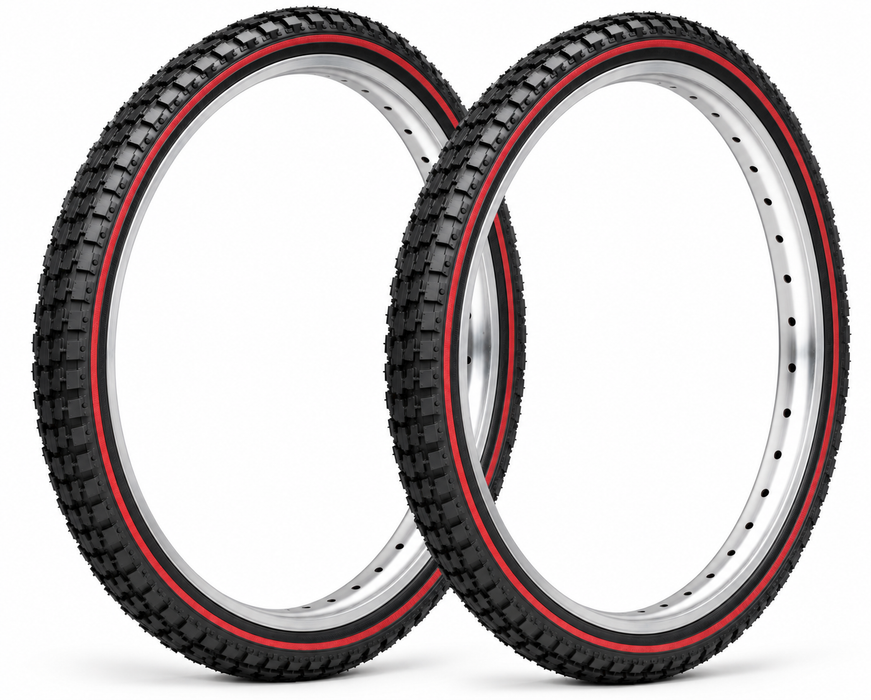 26 x 1 1/2 (40-584) Black Roadster Tread For Vintage Bikes Redline  Tyre Or Tube