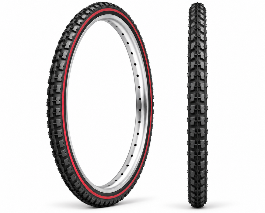 26 x 1 1/2 (40-584) Black Roadster Tread For Vintage Bikes Redline  Tyre Or Tube