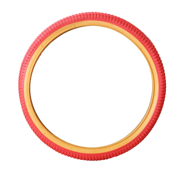 26 x 2.125 SNAKEBELLY RED GUMWALL RALEIGH BOMBER-CRUISER TYRE