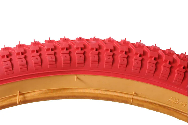 26 x 2.125 SNAKEBELLY RED GUMWALL RALEIGH BOMBER-CRUISER TYRE