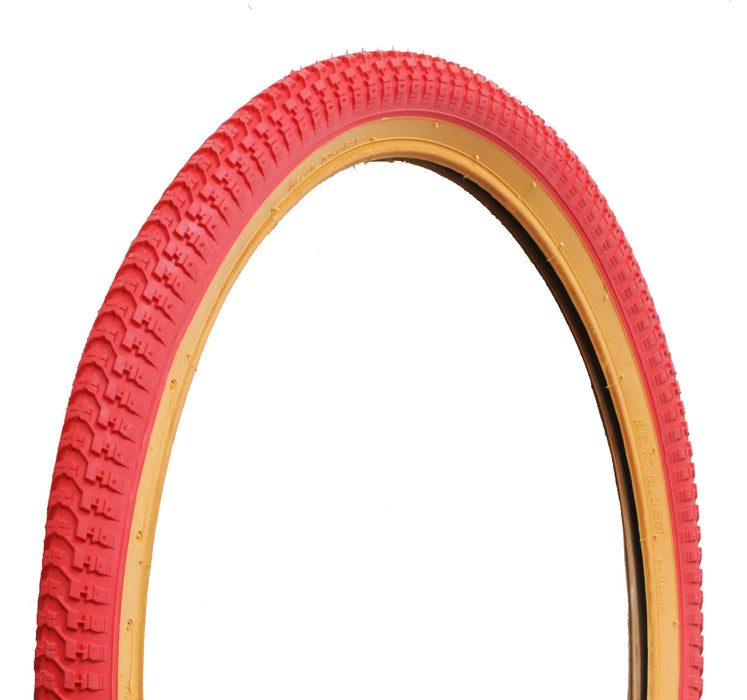 26 x 2.125 SNAKEBELLY RED GUMWALL RALEIGH BOMBER-CRUISER TYRE