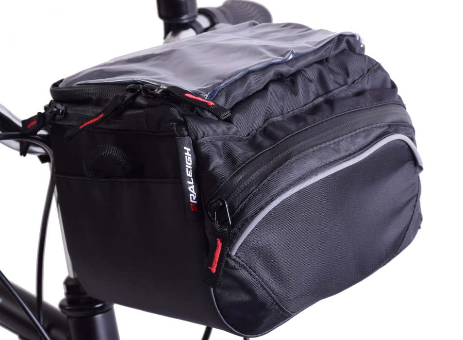 Raleigh Bike Small Handlebar Bag, Quick Release 4.2L Shoulder Storage Bag