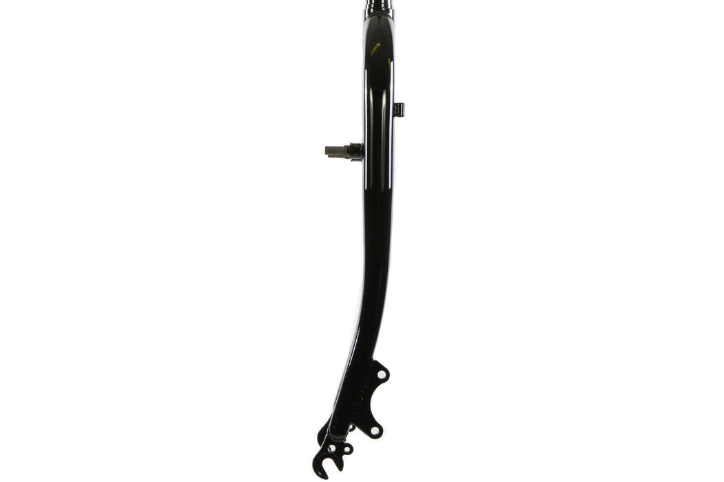700c HYBRID FORK V+DISC MOUNT 1-1-8"STEERER 28.6mm ,260mm THREADED BLK F757