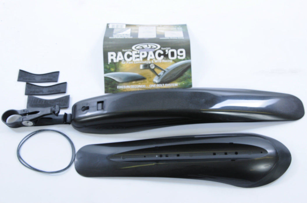 RACE PAC MTB TREKKING BIKE SEAT POST MOUNT REAR MUDGUARD SPLASH&DIRT CRUD GUARD