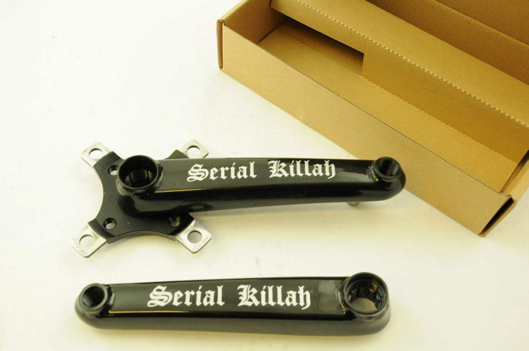 BRAVE MACHINE SERIAL KILLAH HARDCORE 4130 CR-MO DH-MTB CRANK SET 170mm BLACK