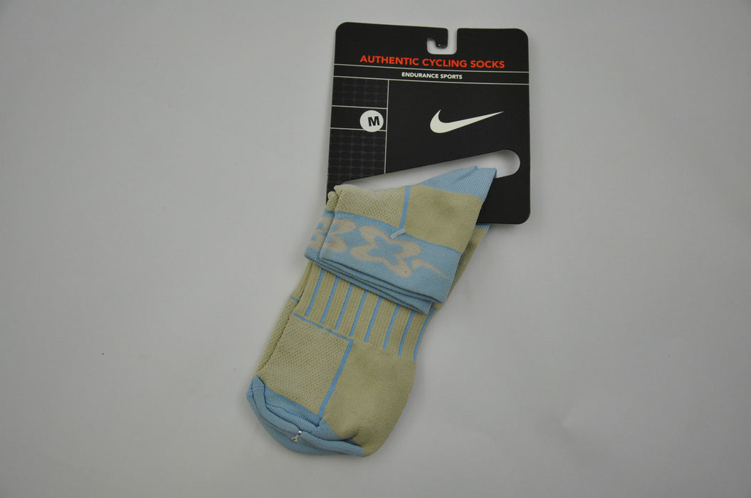 NIKE WOMENS AUTHENTIC CYCLING SOCKS FLORAL SHORT CUFF SOCKS ITALIAN MADE MEDUIM