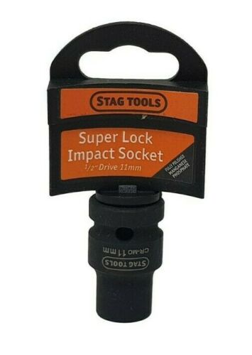 Super Lock Impact Socket 1/2'' Drive 10mm - 24mm Stag Tools Diy Garage Tools