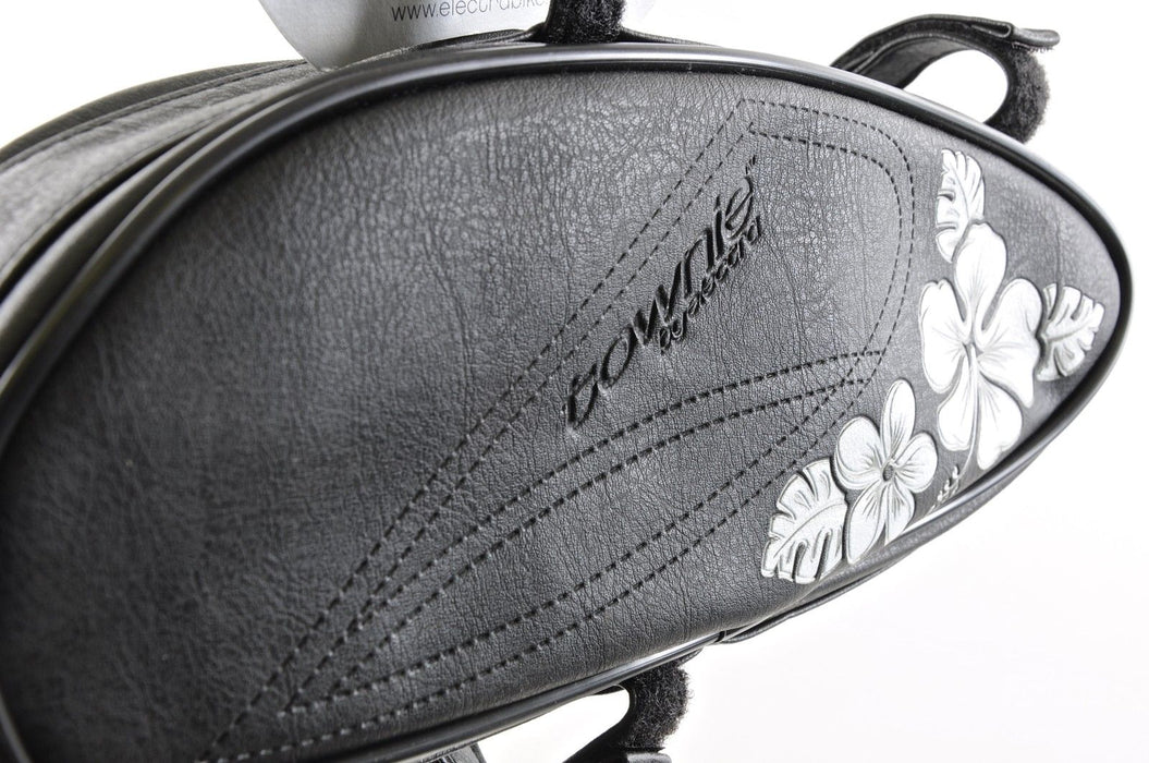 ELECTRA TOWNIE LADIES FRAME BAG CLASS USA TYPE CRUISER,DRAGSTER BLACK FLORAL