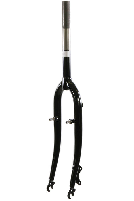 26" MTB FORK V+DISC MOUNT 1-1-8"STEERER 28.6mm 260mm 90mm THREADED STEERER BLK