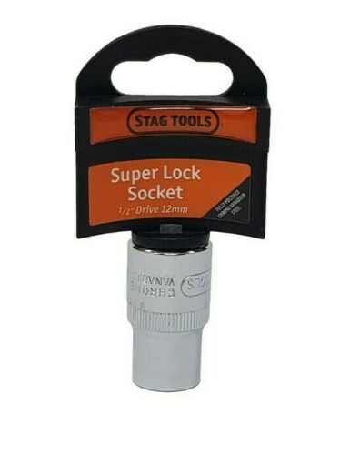 Super Lock Socket 1/2'' Drive 8mm - 30mm Stag Tools Diy Garage Tools