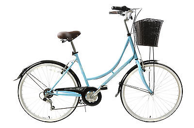 CLASSIQUE TRADITIONAL HERITAGE LADIES DUTCH LIFESTYLE BIKE+BASKET 19" 1F2802 - Bankrupt Bike Parts