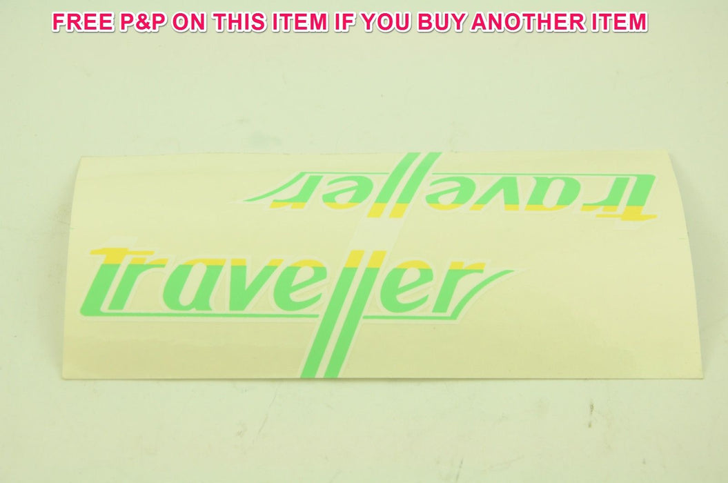 OLD SCHOOL TRAVELLER TOURIST BIKE TRANSFER-DECAL GENUINE 80’s MADE NEW OLD STOCK