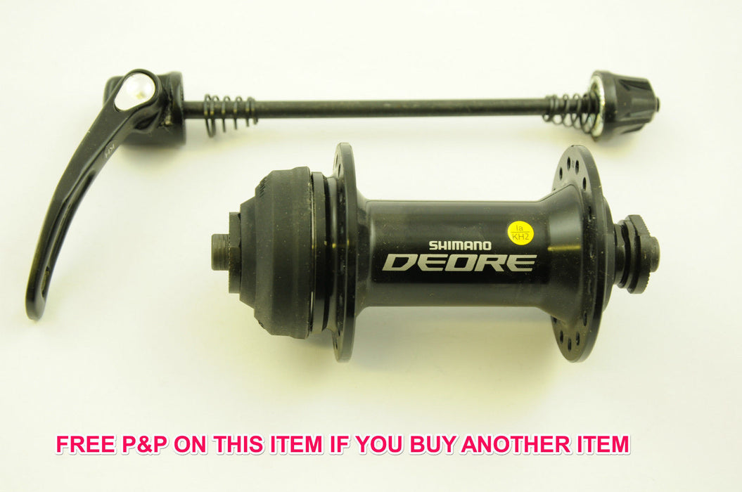 SHIMANO DEORE FRONT HUB 32 SPOKE HOLES WITH DISC BRAKE MOUNT HB-M595 NEW