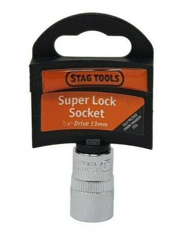 Super Lock Socket 3/8'' Drive 9mm - 19mm Stag Tools DIY Garage Tools