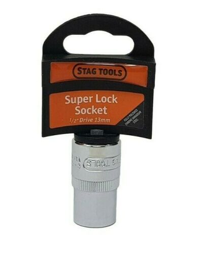 Super Lock Socket 1/2'' Drive 8mm - 30mm Stag Tools Diy Garage Tools