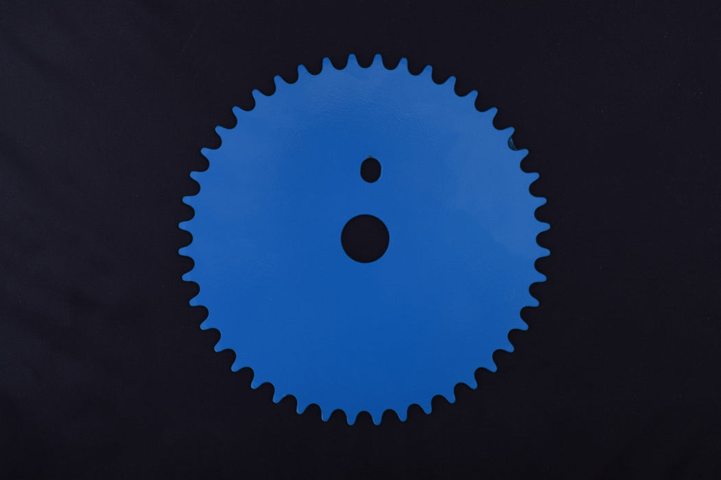 44 TOOTH BMX SPROCKET CD TORQUE CONVERTER TYPE ONE PIECE CRANK BLUE C1334B