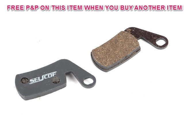 SELCOF SEMI METALLIC DISC BRAKE PADS FOR MAGURA MARTA, MARTA SL, REPLACE, S-216