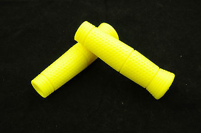 SMART NEON YELLOW PIMPLE BIKE CRUISER MTB CRUISER HANDLEBAR GRIPS LOW PRICE