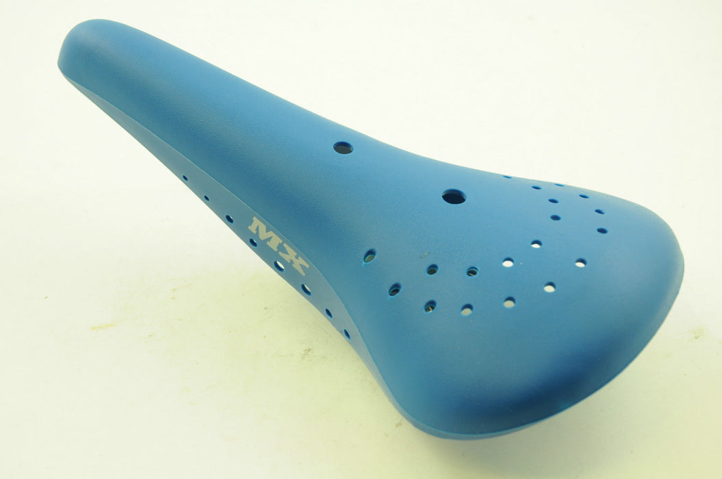 OLD SCHOOL BMX BURNER 80’s VISCOUNT TYPE MX SADDLE DARK BLUE SEAT