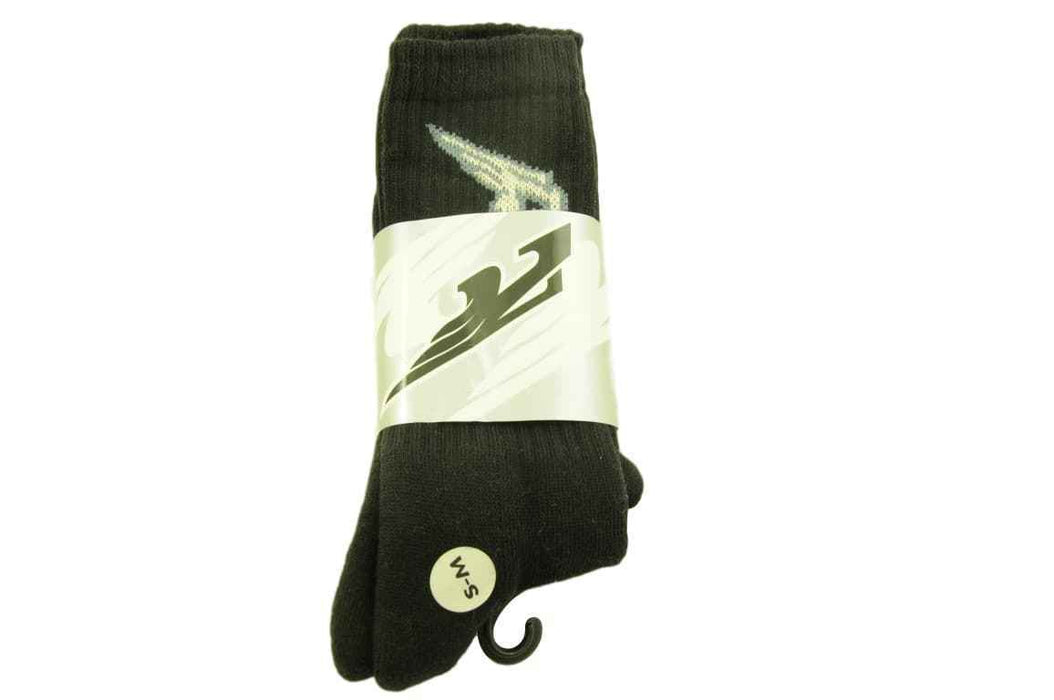 Mens Crew Length Size 6 - 8 Black Arnette Sports Socks Buy One Pair Get One Free