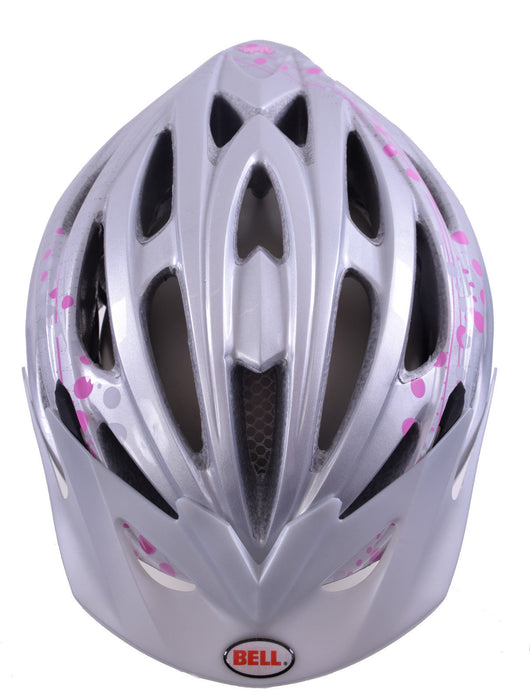 BELL LADIES CYCLE BIKE HELMET VELA SILVER DOTS FUSION SPORT 50-57cm