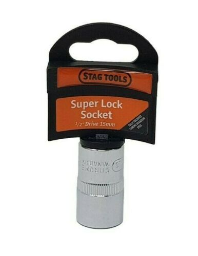 Super Lock Socket 1/2'' Drive 8mm - 30mm Stag Tools Diy Garage Tools