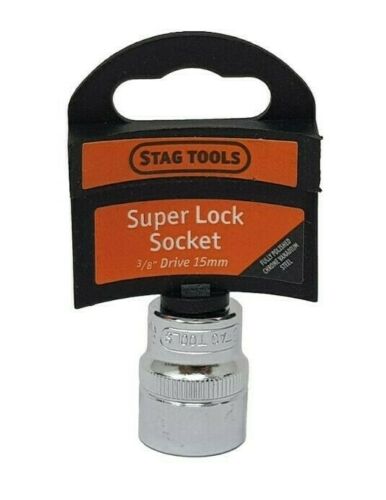 Super Lock Socket 3/8'' Drive 9mm - 19mm Stag Tools DIY Garage Tools