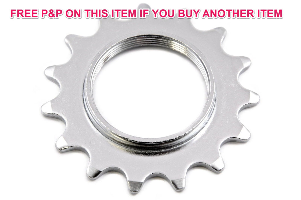 FIXIE 15 TEETH 1-8"SPROCKET COG FOR FIXED WHEEL BIKES & FLIP FLOP WHEELS